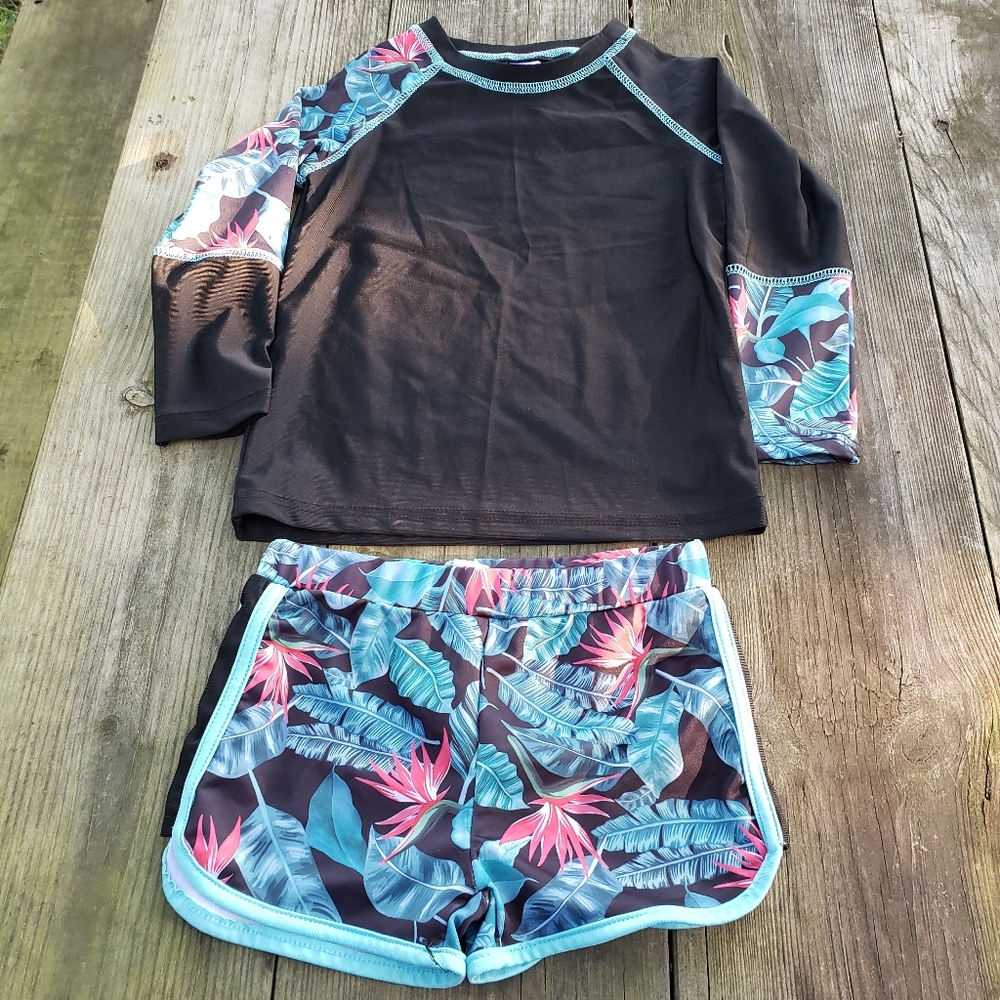 Girls Rashguard Swimsuit